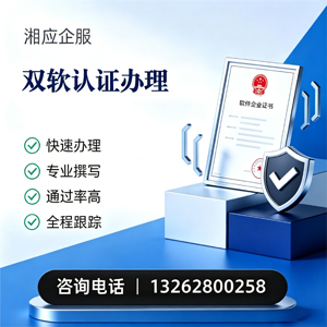 宜昌双软认证申报服务
