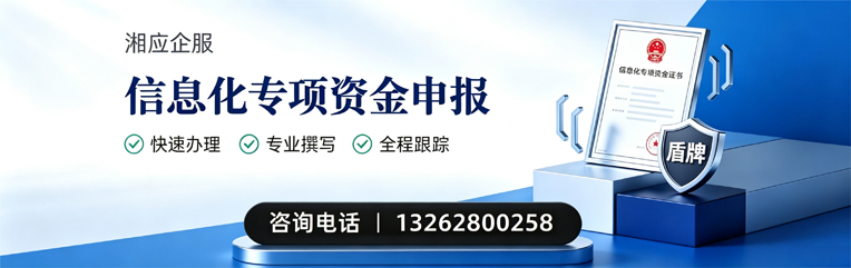 宜昌信息化专项资金申报服务