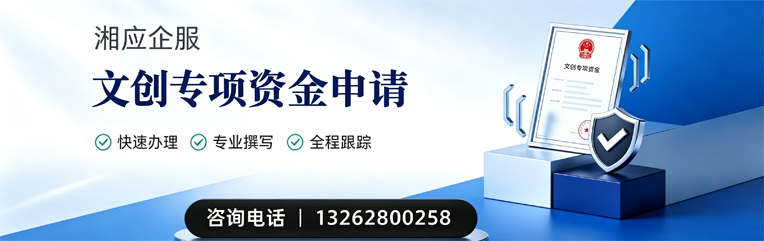 宜昌文创专项资金申报服务