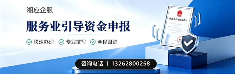 宜昌服务业引导资金申报服务
