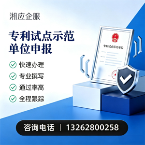宜昌专利试点示范单位申报服务
