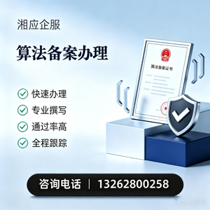 宜昌算法备案申报服务